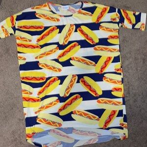 Lularoe Hotdog top
